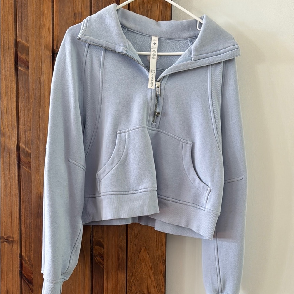 Lululemon Athletica Blue Scuba. Worn once